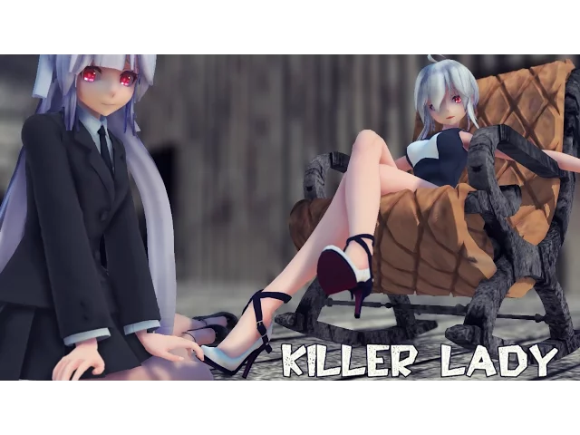 【mmd】tda式改変ハクさんとハクちゃんでkiller lady